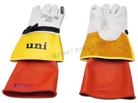 ถุงมือยางและถุงมือหนังแรงต่ำ